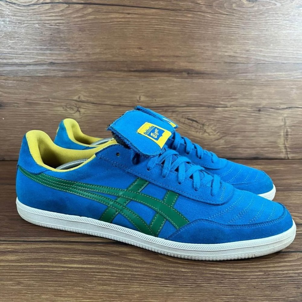 Asics Onitsuka Tiger Hulse Blue Suede Sneakers Men’s Size 12